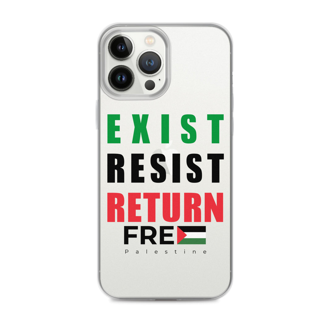 Exist. Resist. Return. - Clear Case for iPhone®, iPhone iPhone 13 Pro Max Case On Phone