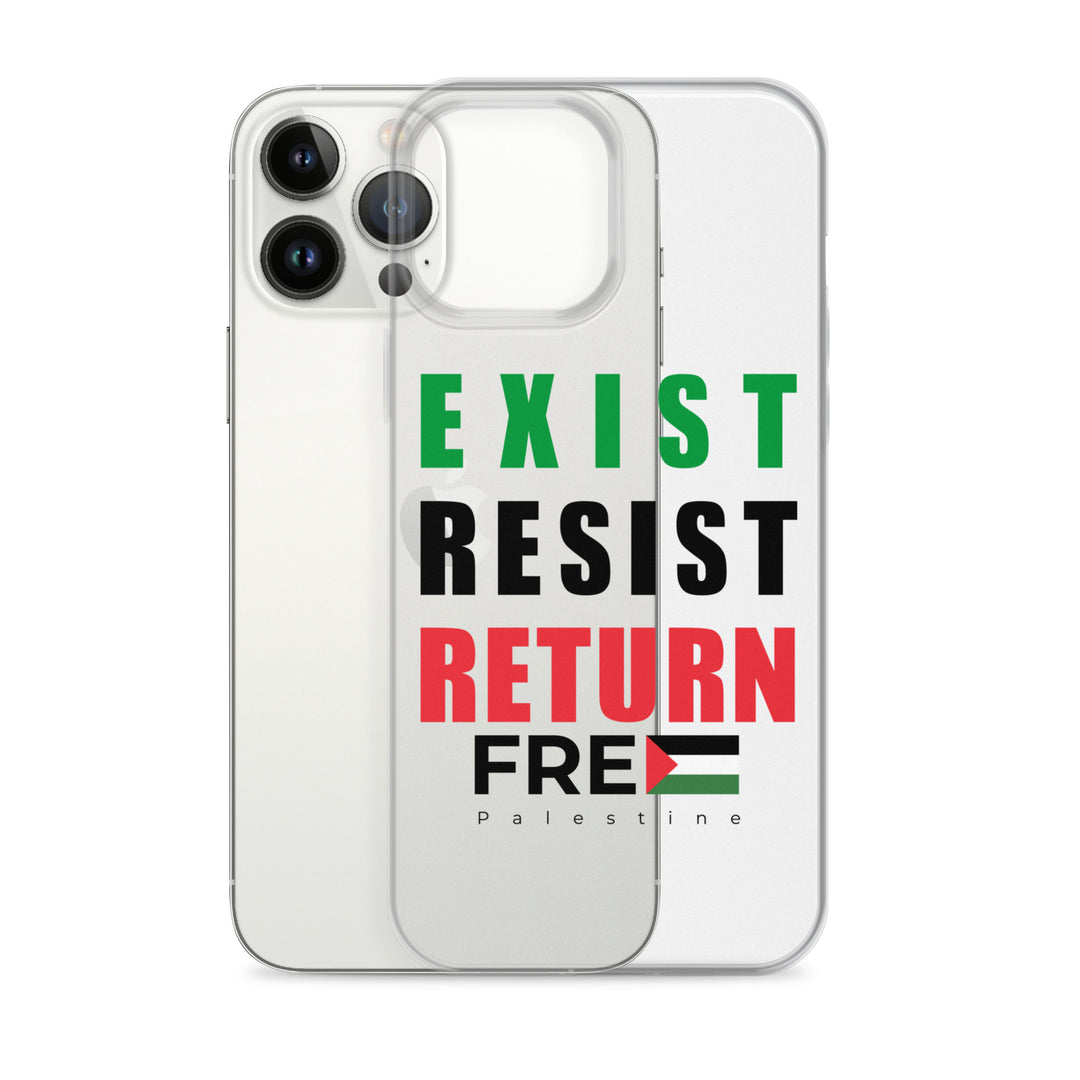 Exist. Resist. Return. - Clear Case for iPhone®, iPhone iPhone 13 Pro Max Case With Phone