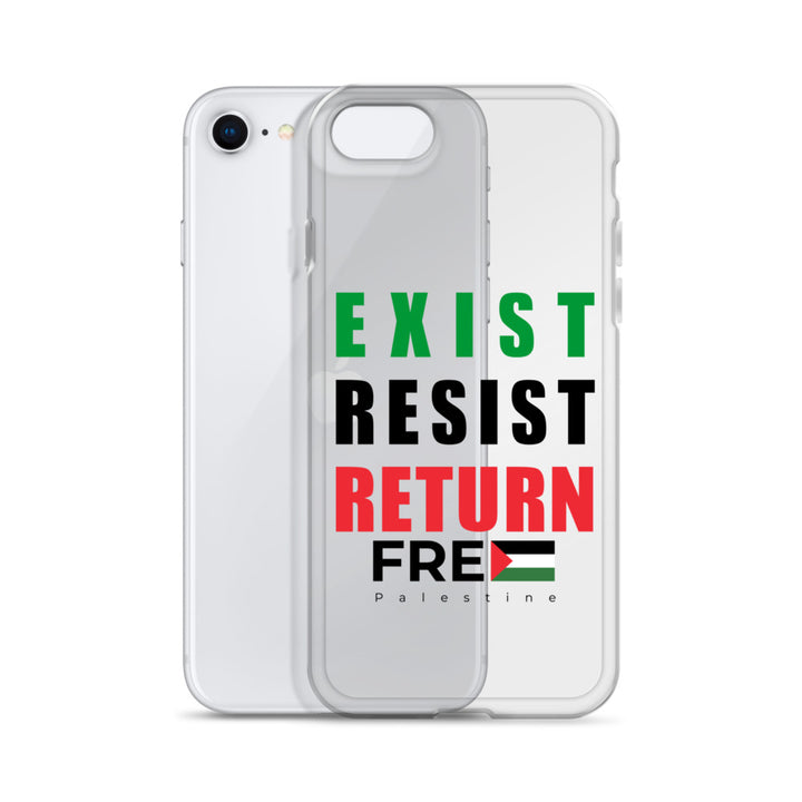 Exist. Resist. Return. - Clear Case for iPhone®, iPhone iPhone Se Case With Phone