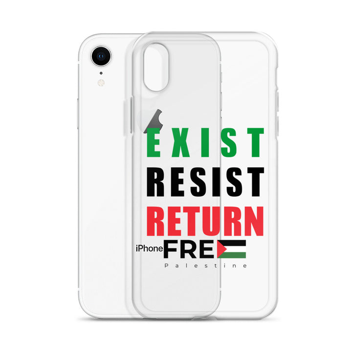 Exist. Resist. Return. - Clear Case for iPhone®, iPhone iPhone Xr Case With Phone