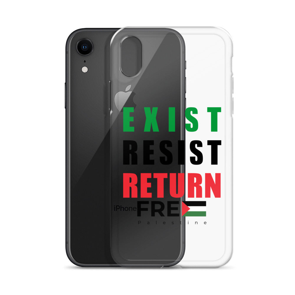 Exist. Resist. Return. - Clear Case for iPhone®, iPhone iPhone Xr Case With Phone