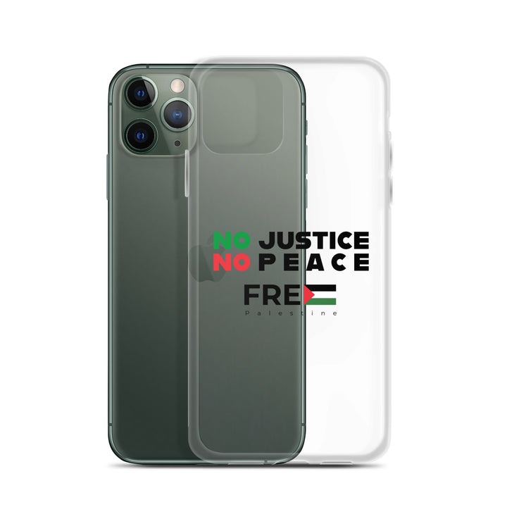 No Justice No Peace - Clear Case for iPhone®, iPhone iPhone 11 Pro Case With Phone