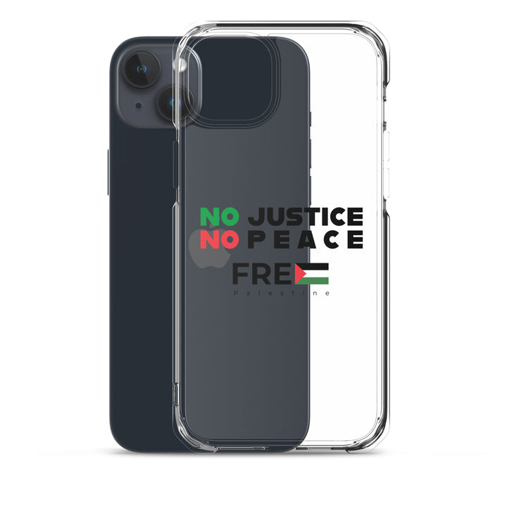 No Justice No Peace - Clear Case for iPhone®, iPhone iPhone 15 Plus Case With Phone