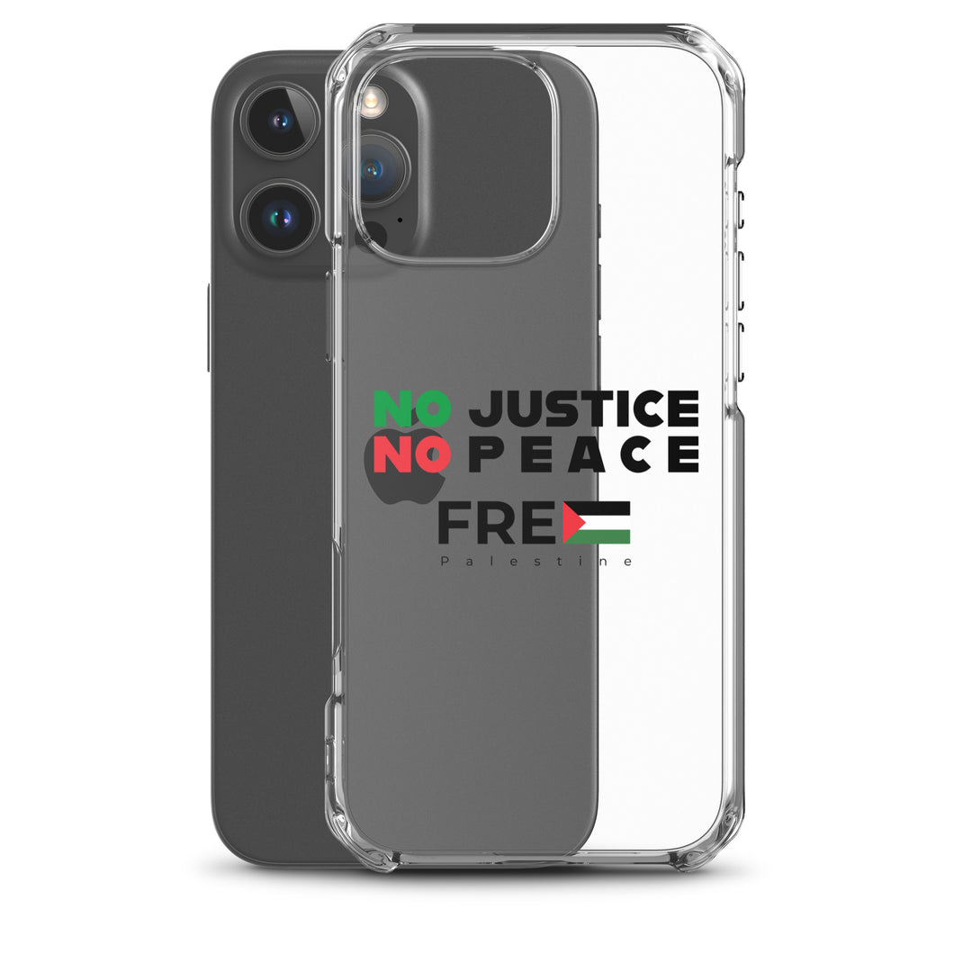 No Justice No Peace - Clear Case for iPhone®, iPhone iPhone 16 Pro Max Case With Phone