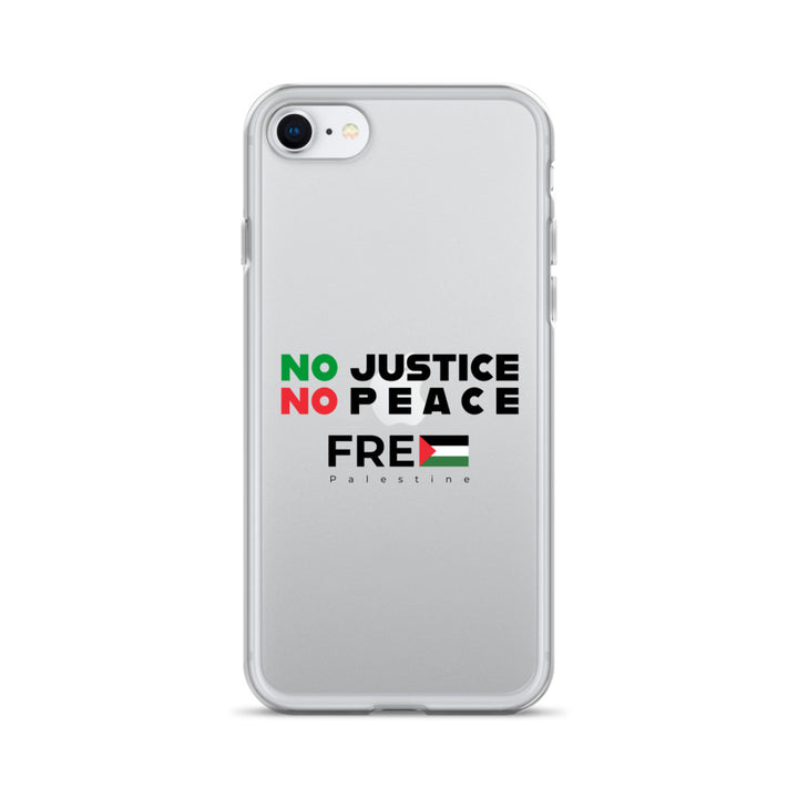 No Justice No Peace - Clear Case for iPhone®, iPhone iPhone Se Case On Phone