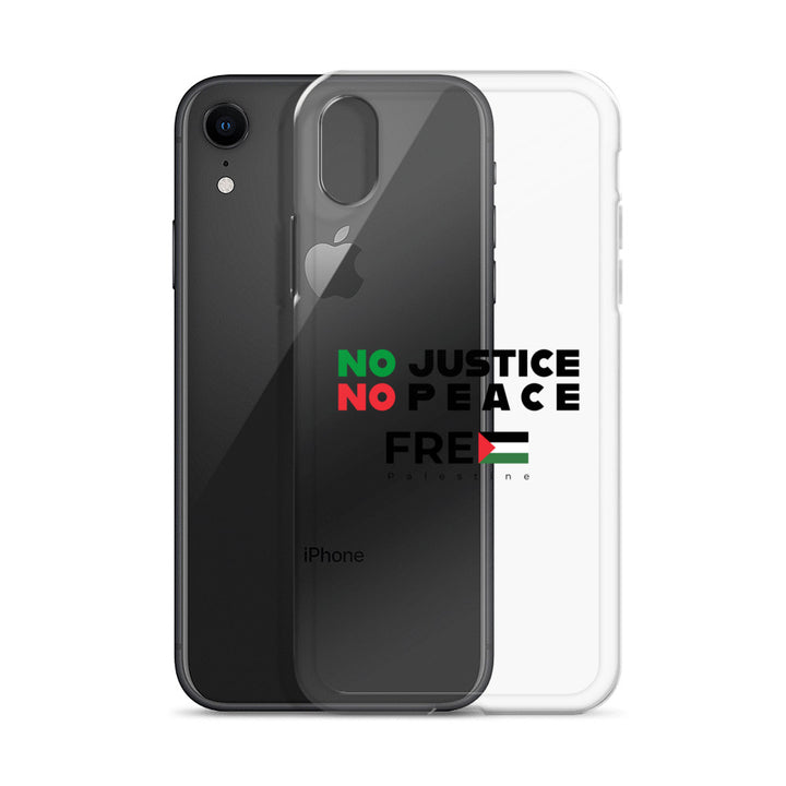 No Justice No Peace - Clear Case for iPhone®, iPhone iPhone Xr Case With Phone