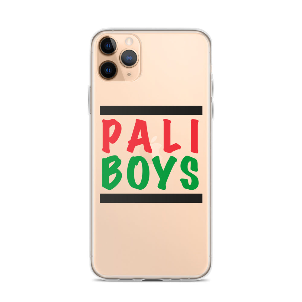Palestinian Boys - Clear Case for iPhone®, iPhone iPhone 11 Pro Max Case On Phone