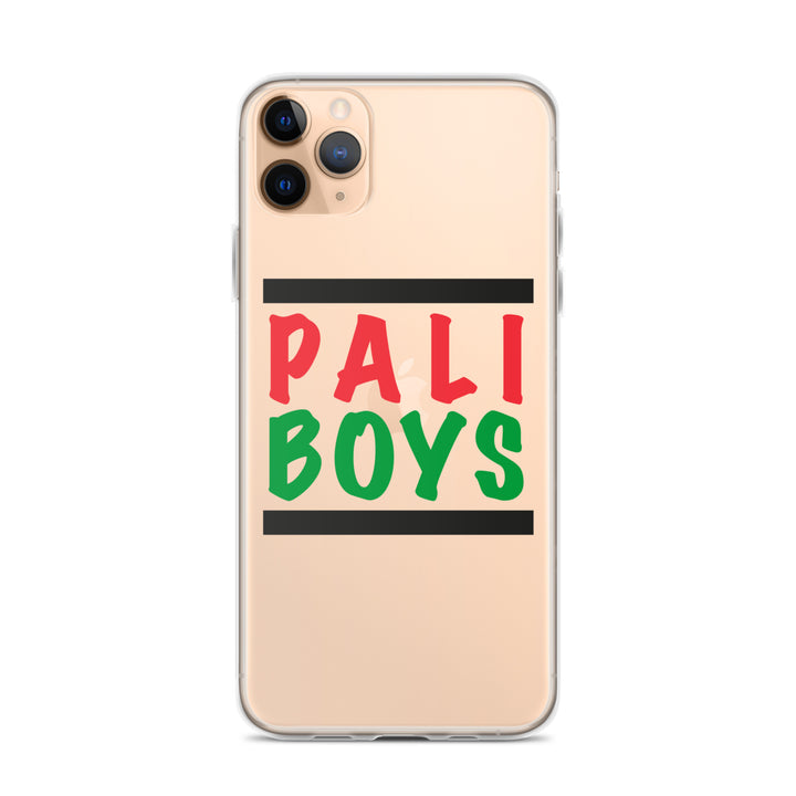Palestinian Boys - Clear Case for iPhone®, iPhone iPhone 11 Pro Max Case On Phone