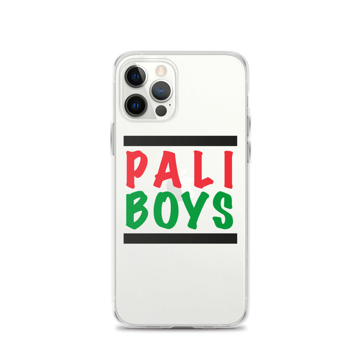 Palestinian Boys - Clear Case for iPhone®, iPhone iPhone 12 Pro Case On Phone