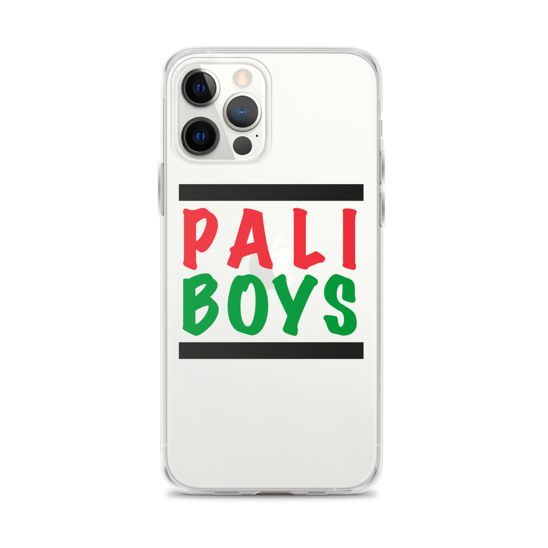Palestinian Boys - Clear Case for iPhone®, iPhone iPhone 12 Pro Max Case On Phone