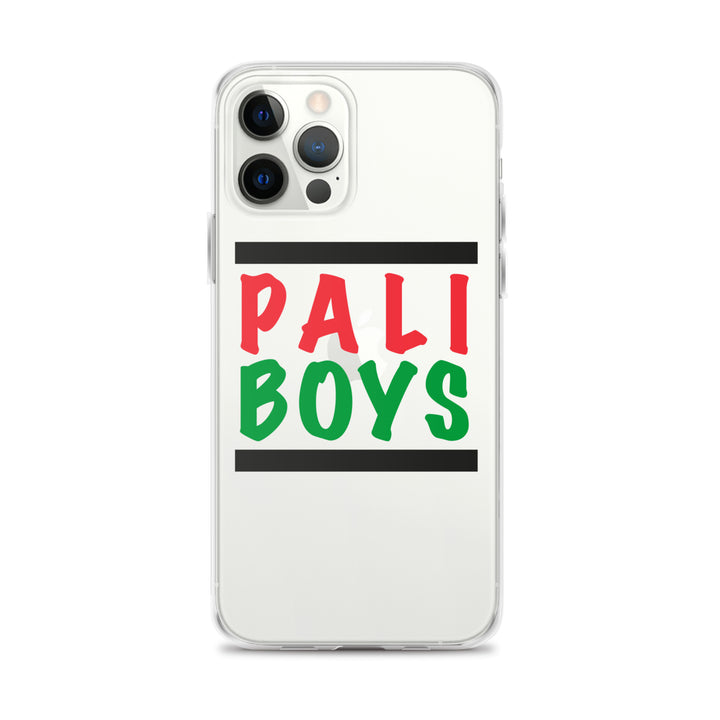 Palestinian Boys - Clear Case for iPhone®, iPhone iPhone 12 Pro Max Case On Phone