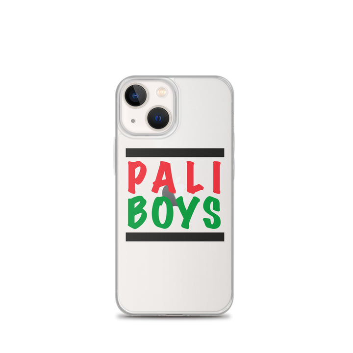 Palestinian Boys - Clear Case for iPhone®, iPhone iPhone 13 Mini Case On Phone