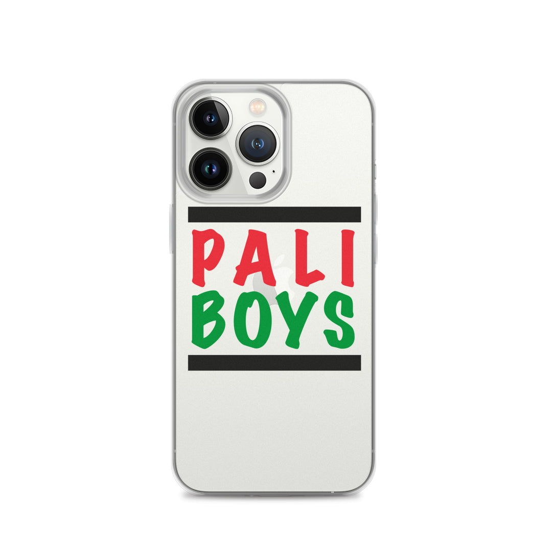 Palestinian Boys - Clear Case for iPhone®, iPhone iPhone 13 Pro Case On Phone