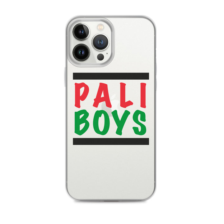Palestinian Boys - Clear Case for iPhone®, iPhone iPhone 13 Pro Max Case On Phone