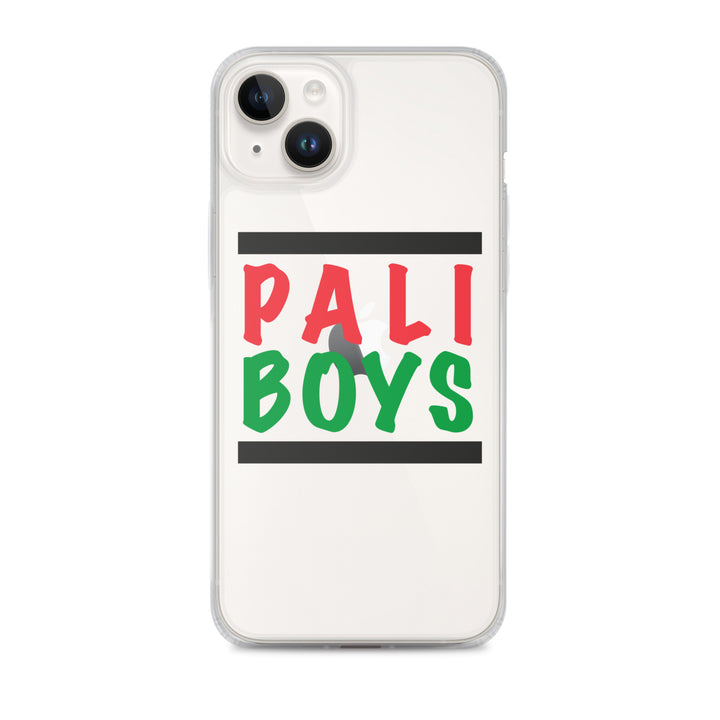 Palestinian Boys - Clear Case for iPhone®, iPhone iPhone 14 Plus Case On Phone
