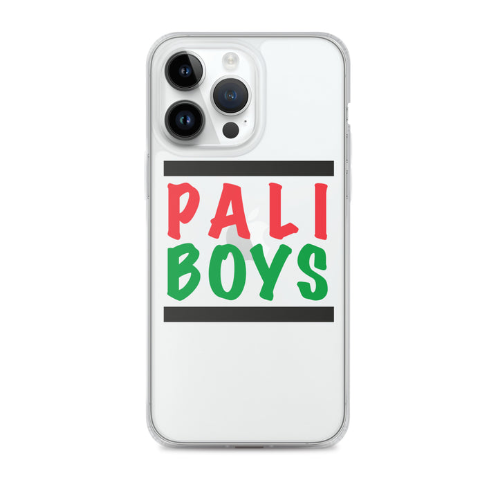 Palestinian Boys - Clear Case for iPhone®, iPhone iPhone 14 Pro Max Case On Phone