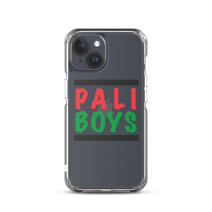 Palestinian Boys - Clear Case for iPhone®, iPhone iPhone 15 Case On Phone