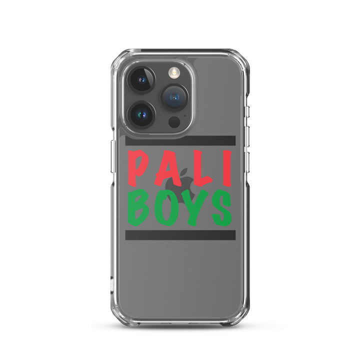 Palestinian Boys - Clear Case for iPhone®, iPhone iPhone 15 Pro Case On Phone