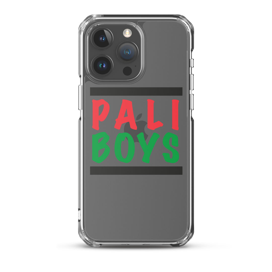 Palestinian Boys - Clear Case for iPhone®, iPhone iPhone 15 Pro Max Case On Phone