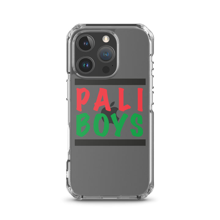 Palestinian Boys - Clear Case for iPhone®, iPhone iPhone 16 Pro Case On Phone