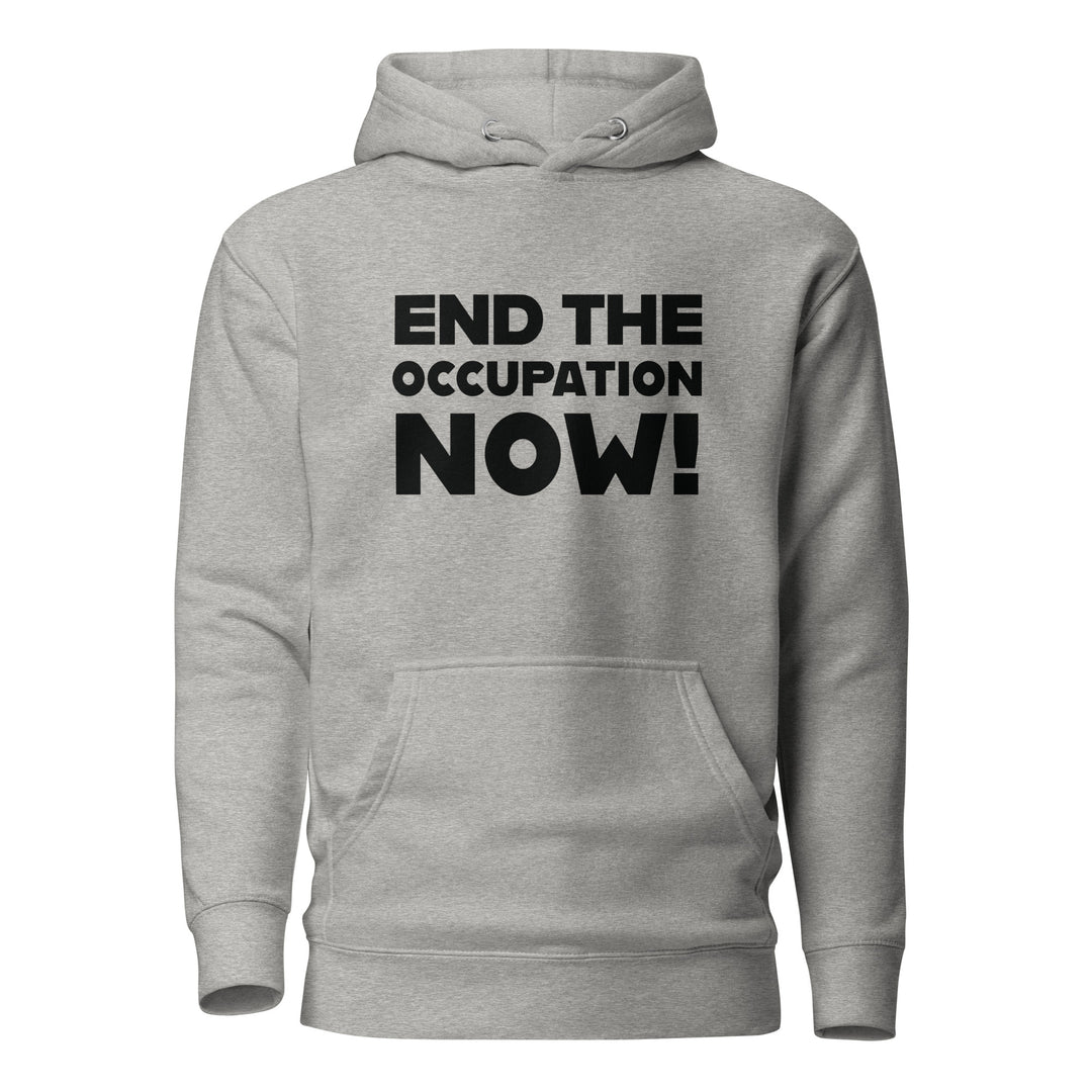 End the Occupation Now! - Women’s Hoodie, Carbon Grey