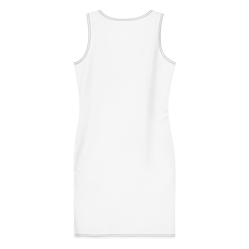 Free Palestine - Bodycon Dress, Bodycon Dress White