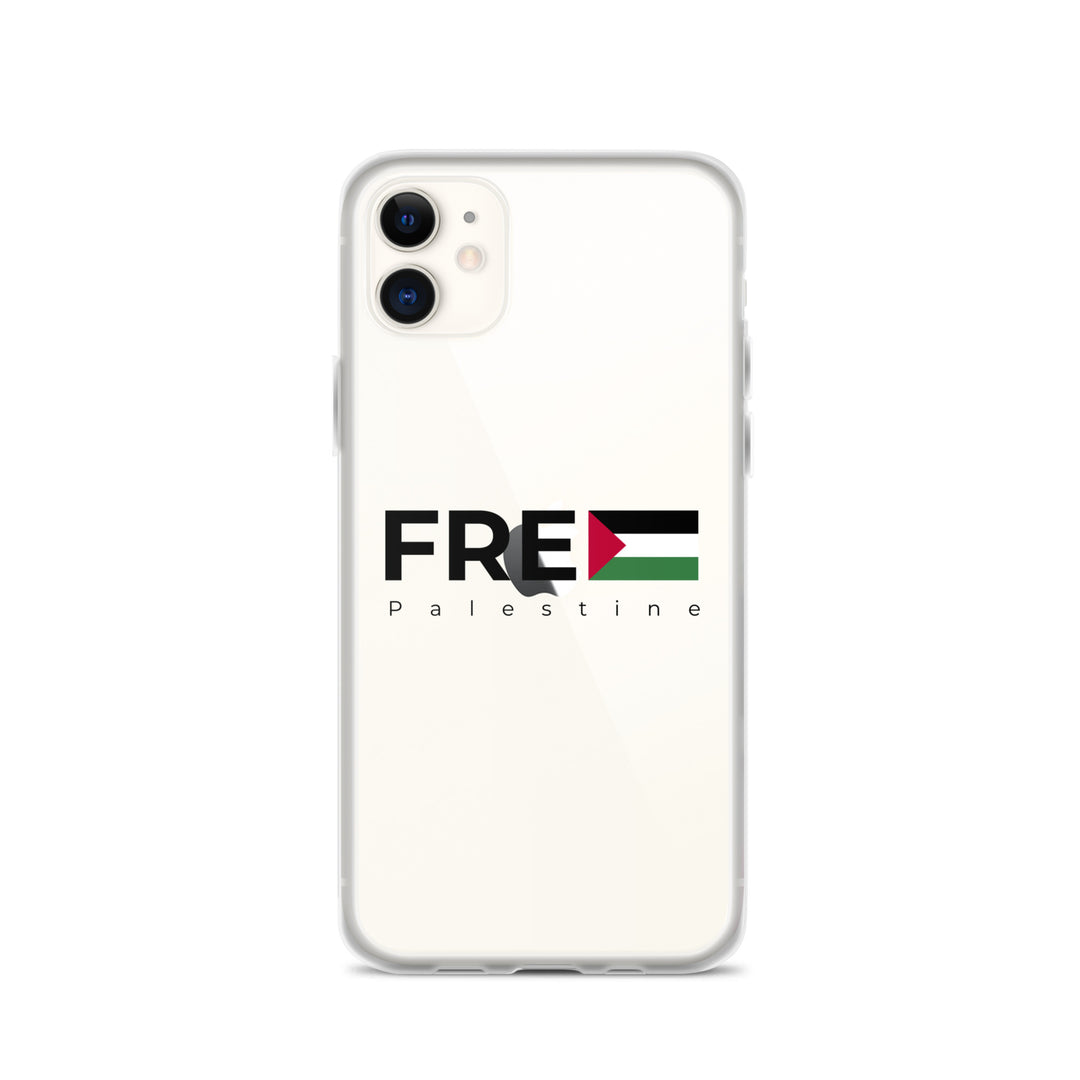 Free Palestine - Clear Case for iPhone®, iPhone iPhone 11 Case On Phone