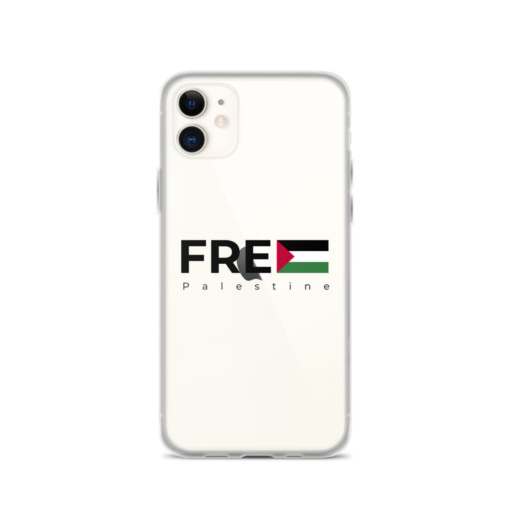 Free Palestine - Clear Case for iPhone®, iPhone iPhone 11 Case On Phone