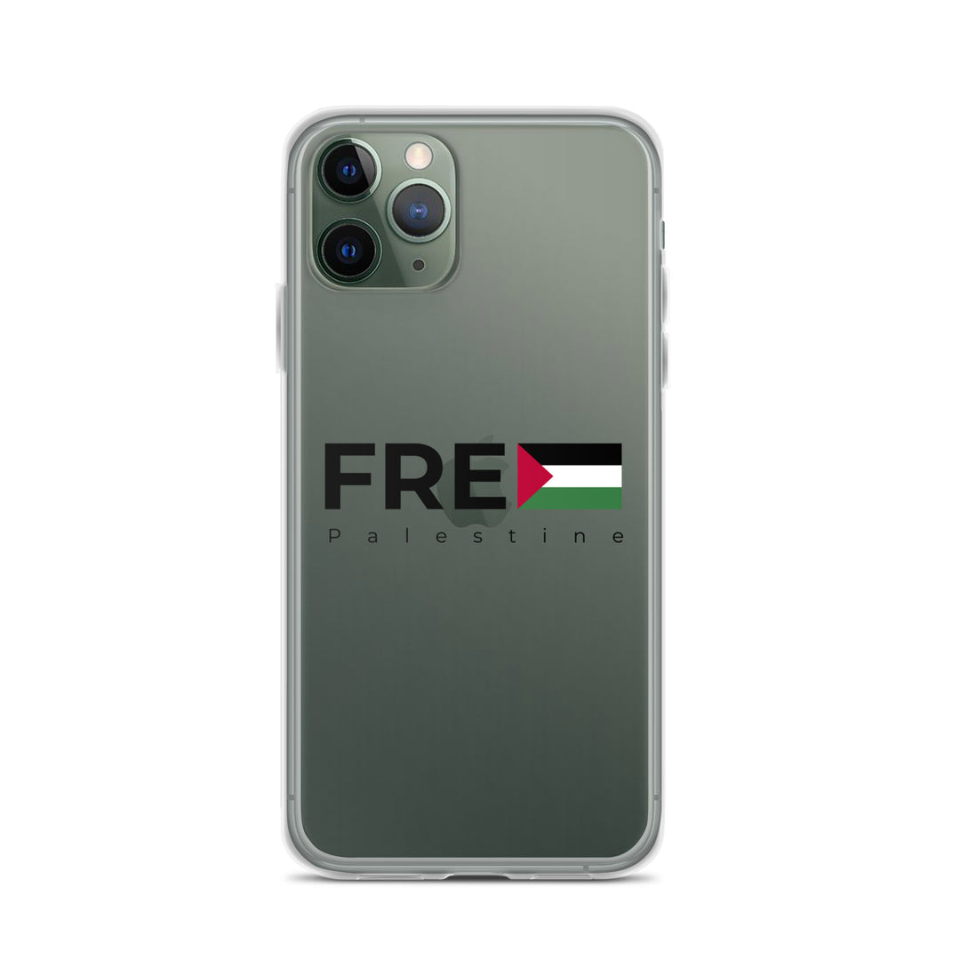 Free Palestine - Clear Case for iPhone®, iPhone iPhone 11 Pro Case On Phone