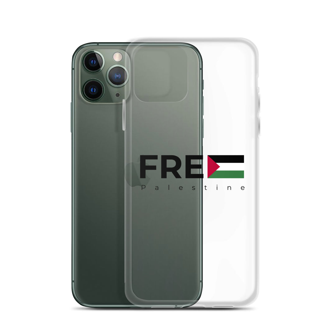 Free Palestine - Clear Case for iPhone®, iPhone iPhone 11 Pro Case With Phone