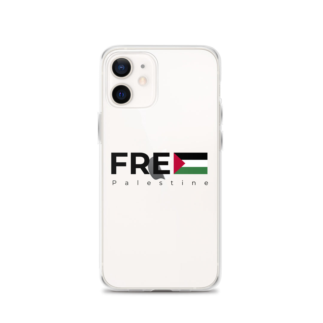 Free Palestine - Clear Case for iPhone®, iPhone iPhone 12 Case On Phone