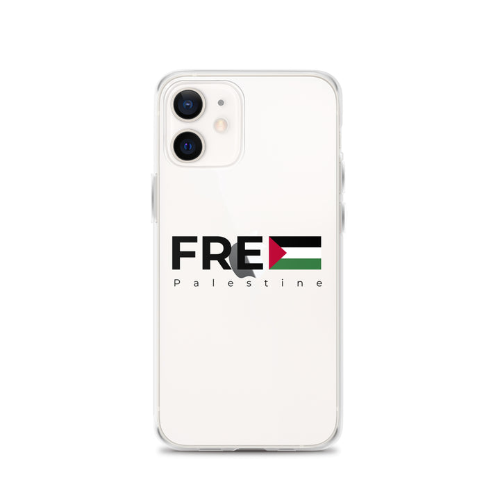 Free Palestine - Clear Case for iPhone®, iPhone iPhone 12 Case On Phone