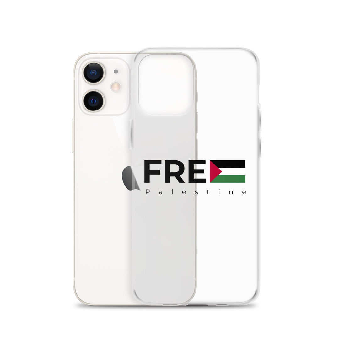 Free Palestine - Clear Case for iPhone®, iPhone iPhone 12 Case With Phone