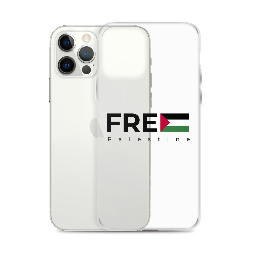 Free Palestine - Clear Case for iPhone®, iPhone iPhone 12 Pro Max Case With Phone