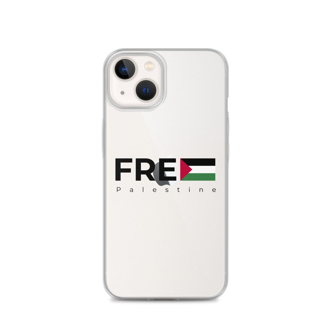Free Palestine - Clear Case for iPhone®, iPhone iPhone 13 Case On Phone