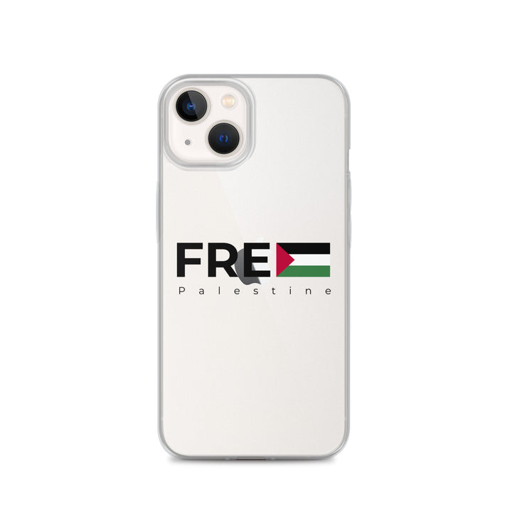 Free Palestine - Clear Case for iPhone®, iPhone iPhone 13 Case On Phone