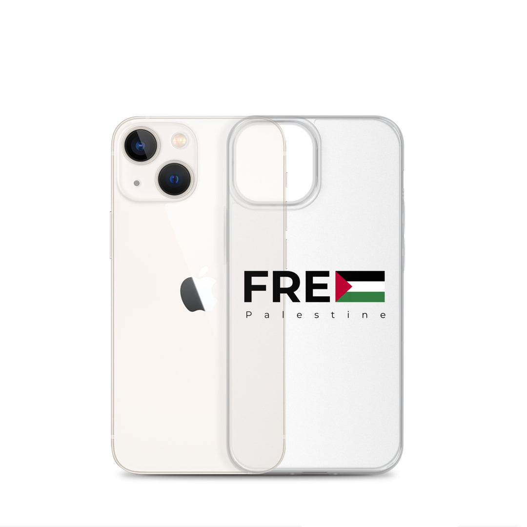 Free Palestine - Clear Case for iPhone®, iPhone iPhone 13 Mini Case With Phone