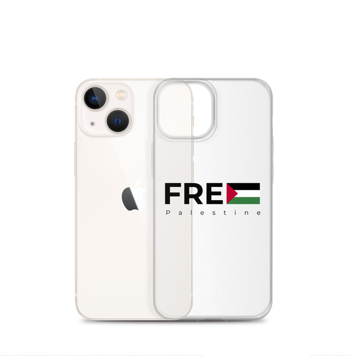 Free Palestine - Clear Case for iPhone®, iPhone iPhone 13 Mini Case With Phone