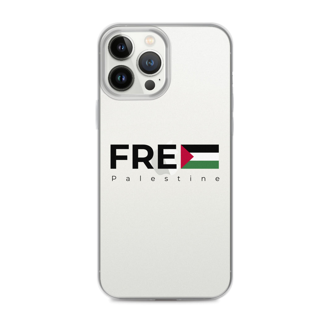 Free Palestine - Clear Case for iPhone®, iPhone iPhone 13 Pro Max Case On Phone