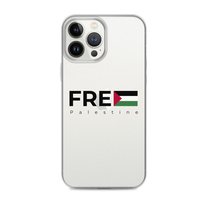 Free Palestine - Clear Case for iPhone®, iPhone iPhone 13 Pro Max Case On Phone