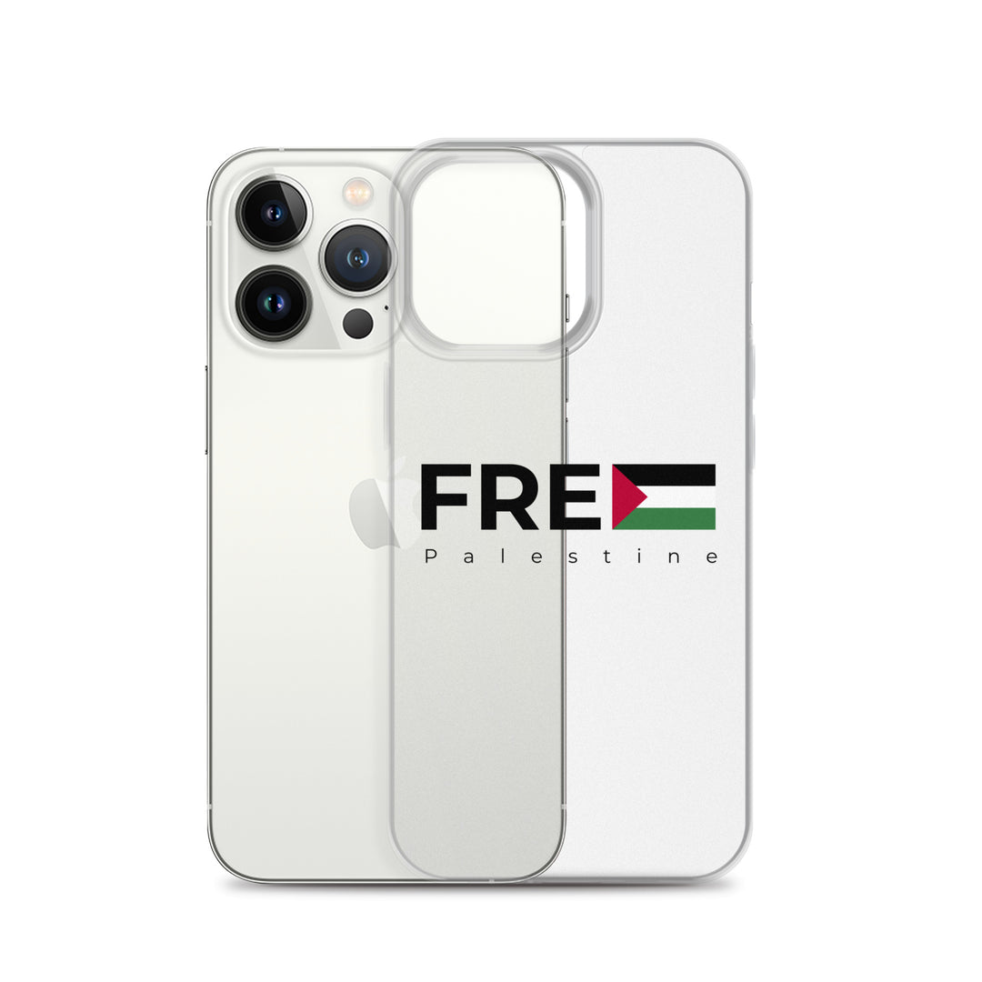 Free Palestine - Clear Case for iPhone®, iPhone iPhone 13 Pro Case With Phone