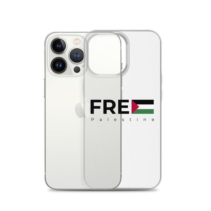 Free Palestine - Clear Case for iPhone®, iPhone iPhone 13 Pro Case With Phone