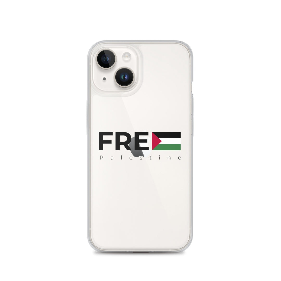 Free Palestine - Clear Case for iPhone®, iPhone iPhone 14 Case On Phone