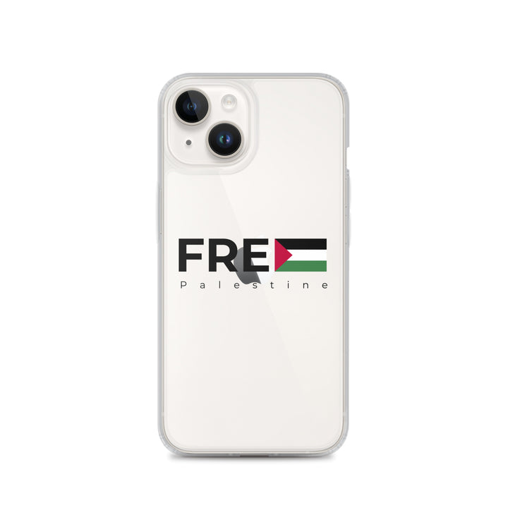 Free Palestine - Clear Case for iPhone®, iPhone iPhone 14 Case On Phone