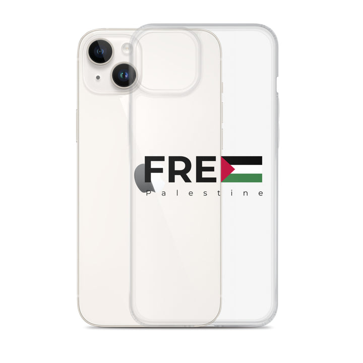 Free Palestine - Clear Case for iPhone®, iPhone iPhone 14 Plus Case With Phone
