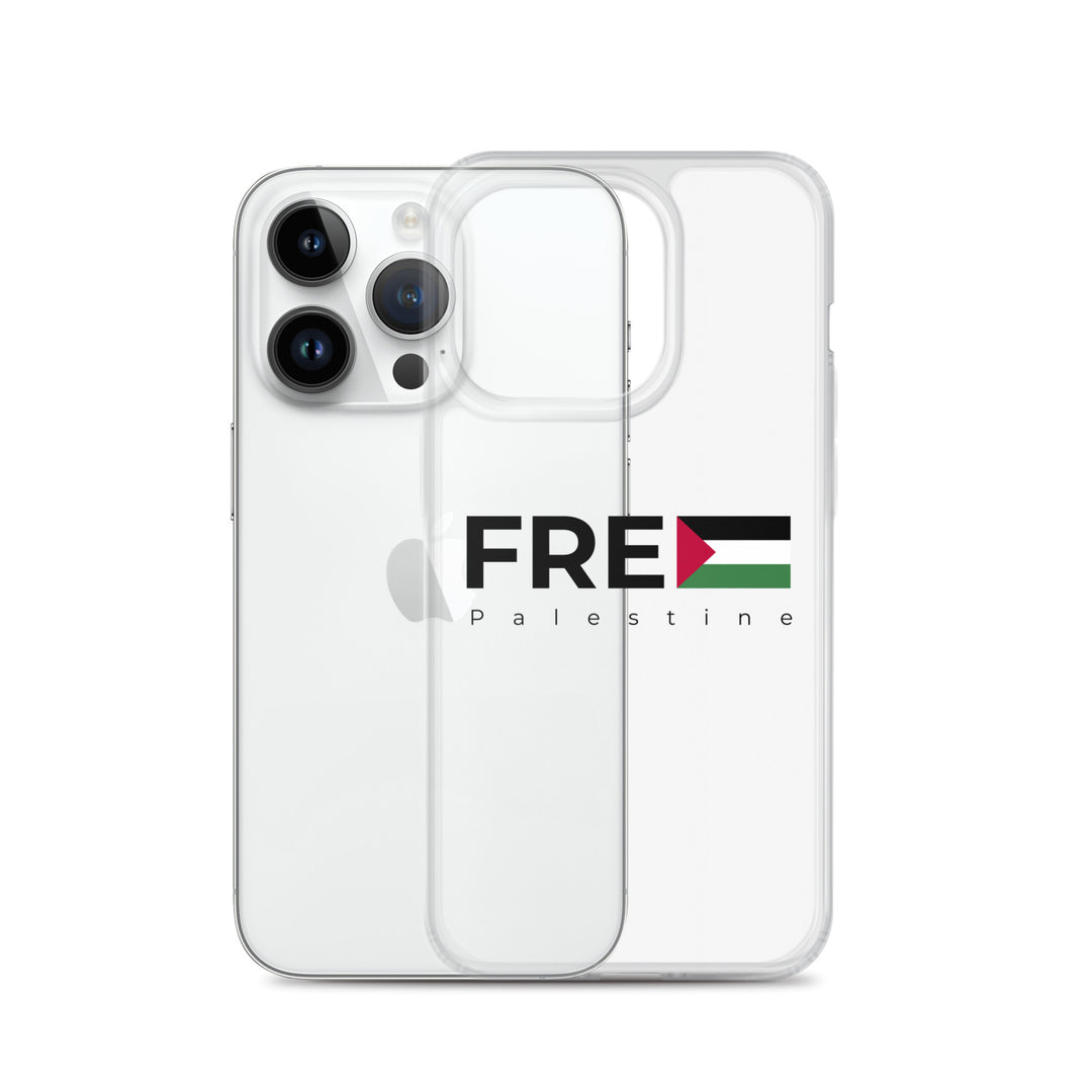 Free Palestine - Clear Case for iPhone®, iPhone iPhone 14 Pro Case With Phone