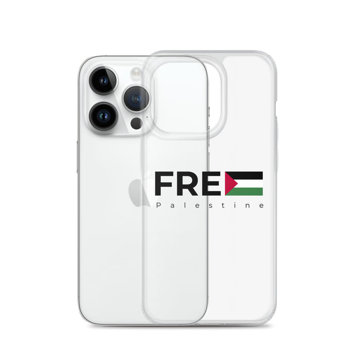 Free Palestine - Clear Case for iPhone®, iPhone iPhone 14 Pro Case With Phone