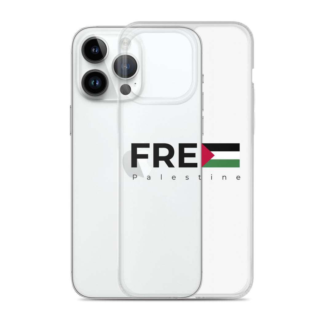 Free Palestine - Clear Case for iPhone®, iPhone iPhone 14 Pro Max Case With Phone