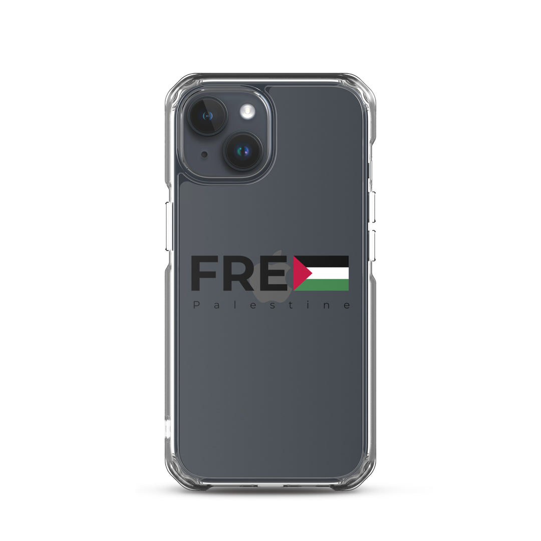 Free Palestine - Clear Case for iPhone®, iPhone iPhone 15 Case On Phone