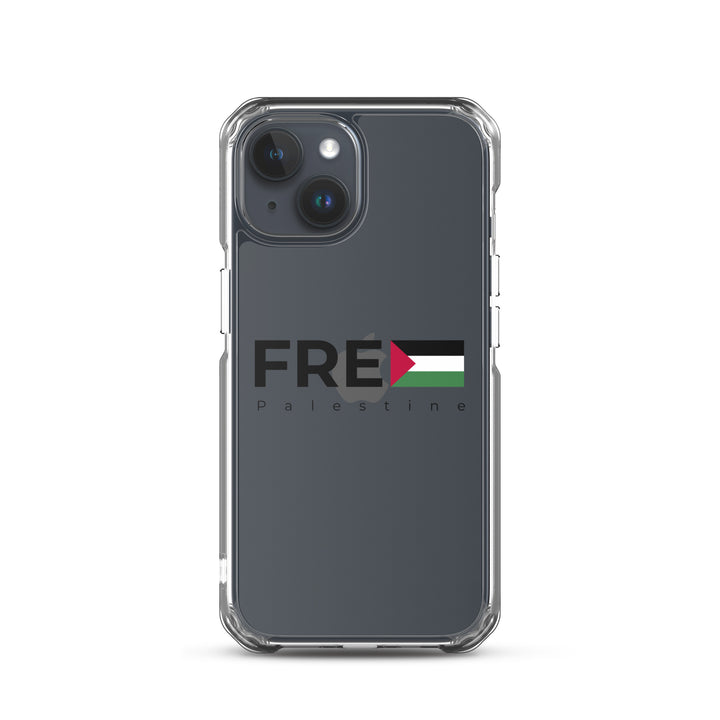 Free Palestine - Clear Case for iPhone®, iPhone iPhone 15 Case On Phone